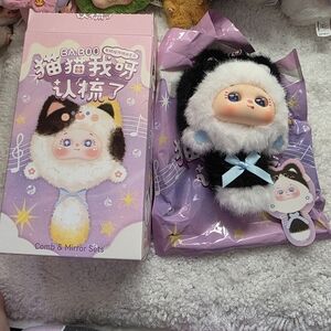 Confirmed Milk Kitty Ba.boo Comb And Mirror Set Blind Box